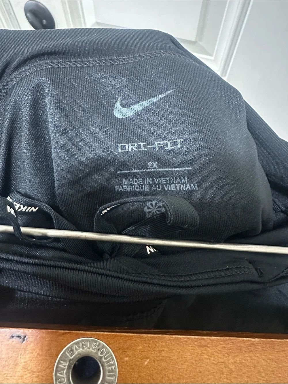 Nike Women's Black 2-in-1 Athletic Running Shorts 2x